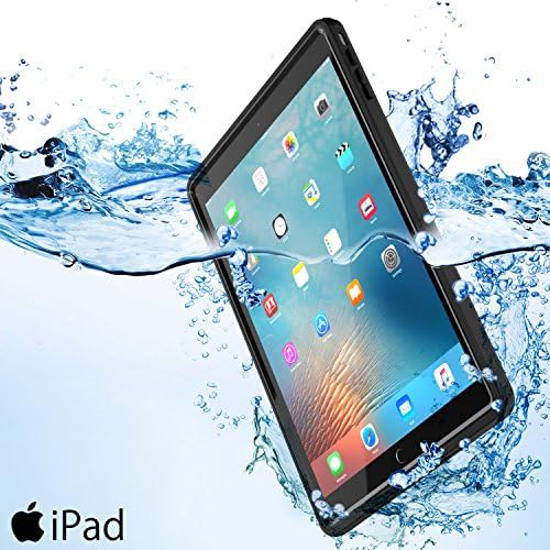 Punkcase za iPad Pro 11 vodootpornu futrolu [SundStar serija] IP68 Ultra tanki i teški poklopac [ShootFoof] [Snowof] W / Ugrađeni zaštitni ekran za iPad Pro 11 [crna]