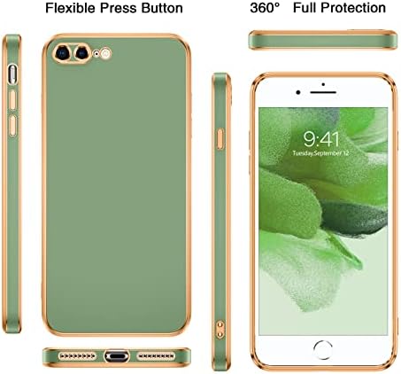 BENTOBEN iPhone 8 Plus futrola, futrola za telefon iPhone 7 Plus, tanka tanka zaštita od udara zaštitni