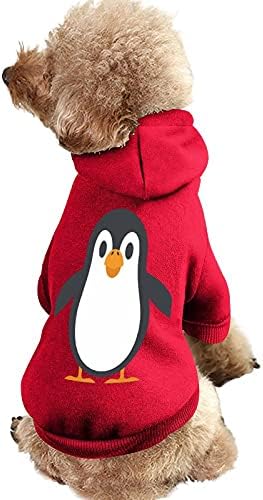 Funnystar Penguin tiskani psi sa kapuljačnim psima kombinezonski pulover mačja pulover kućni ljubimac odeća