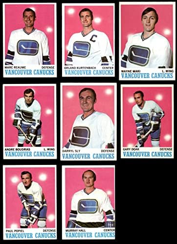 1970-71 Topps Vancouver Canucks Team Set Vancouver Canucks Ex / MT Canucks