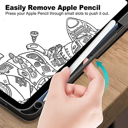 Dingguagua za iPad 10. generacijski slučaj sa držačem olovke, za 10,9 inča iPad futrole 10. generacija 2022,