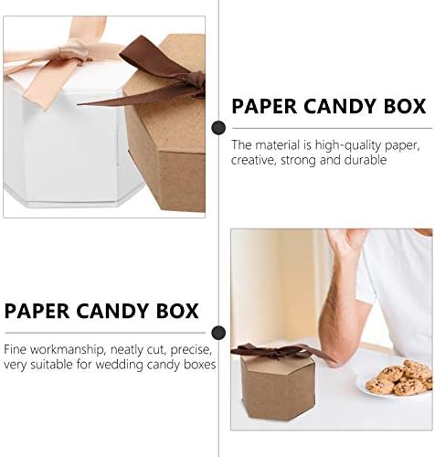 Gadpiparty Bondy poklon kutija Heksahedron vjenčanica Favorit bombone kutije za bombone keksaku čokoladni tretirani