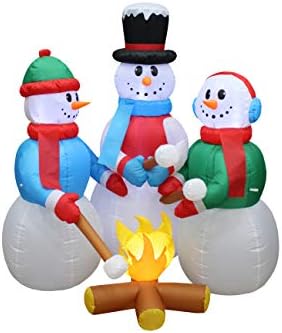 Dva Božić Party Dekoracije BUNDLE, uključuje 8 stopala dugo Božić napuhavanje Santa Claus na sankama sa dva