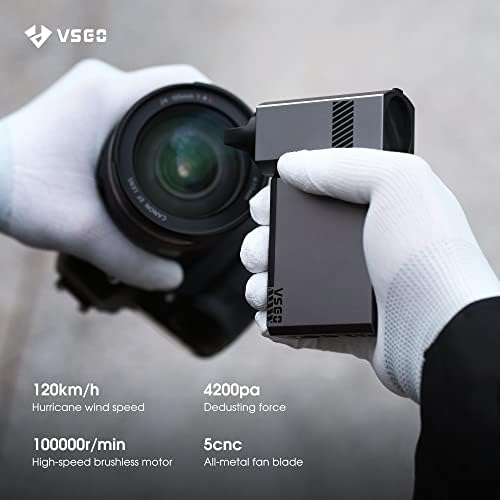 VSGO elektronski Puhač vazduha prenosivi punjivi električni Air Duster 100000 RPM Palm Turbo Puhač za kameru, sočivo, tastaturu, Laptop, čišćenje drona