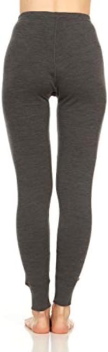 Minus33 Franconia Ženske bazne hlače za vele za vele težine - Merino vuna - Termalna dna -