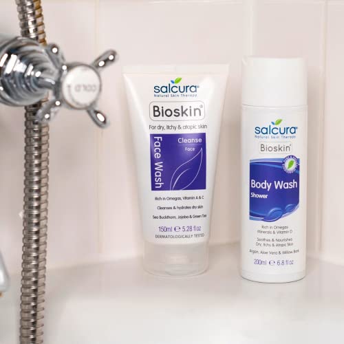 Prirodna terapija kože Salcura, Duo paket Bioskin za pranje lica, prirodno pranje čišćenje svih nečistoća