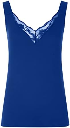 Ženska jesenska ljetna košulja 2023 3/4 rukava čipka V izrez seksi camisole tenk osnovni patchwork