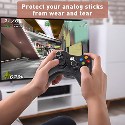 FYY set držača za palac, poklopci držača za palac kontrolera, džojstik zamjenska kapa držač za palac kompatibilan sa PS5, PS4, Xbox One, Xbox Series X / S, Nintendo Switch Pro Controller accessories-8kom