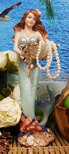 HOMDEC 17 H nautički ocean Capiz Mermaid Ariel sa jelom za nakit ostrige