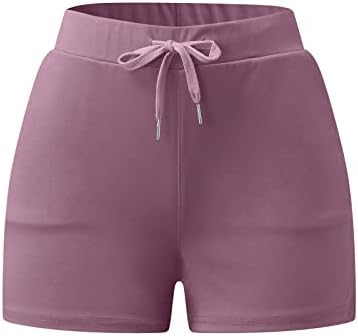 Hlače za vježbanje Žene Stretch Gym Hotsori Žene Hot Pink Jean Shorts Spandex Storys Žene