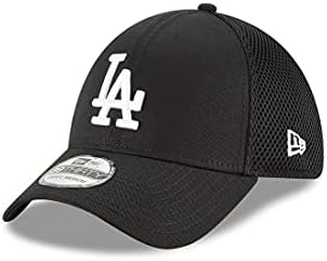 Nova Era autentični Los Angeles Dodgers Crni Neo 39thirty Flex šešir