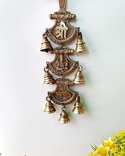 MohanJodero elegantan mesing Shubh Labh / Shri Ganesha Namah zid visi sa zvonima