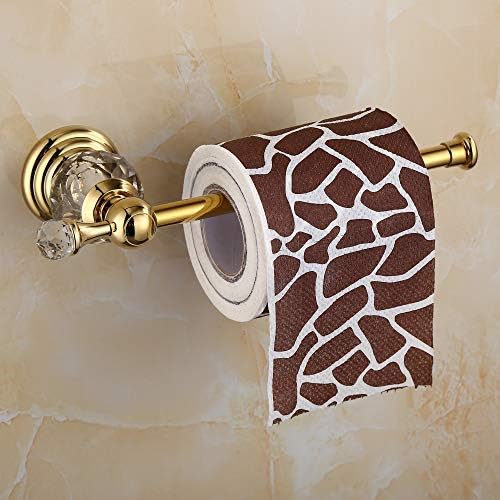 LTT cirkonijumski zlatni / hromirani kristalni toaletni držač nožnog kirsite luksuzni nosač valjka