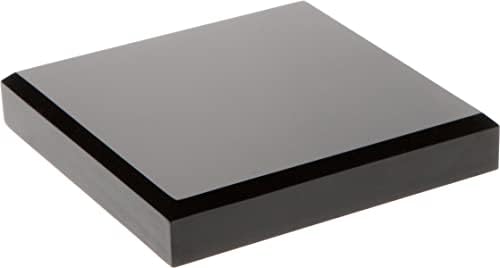 Plymor crni akrilni kvadrat zaklopljenu zaslonu, 3 w x 3 d x 0,75 h