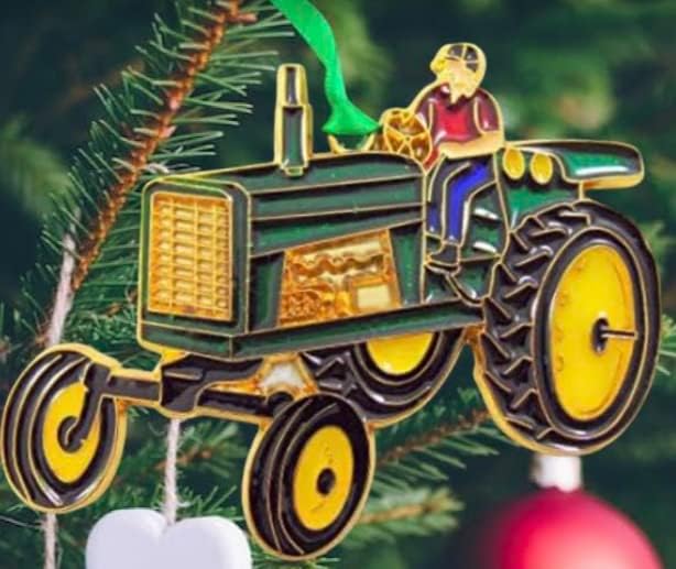 Traktor Ornament Farmer Božićno Drvo Uređenje Doma Holiday Decor