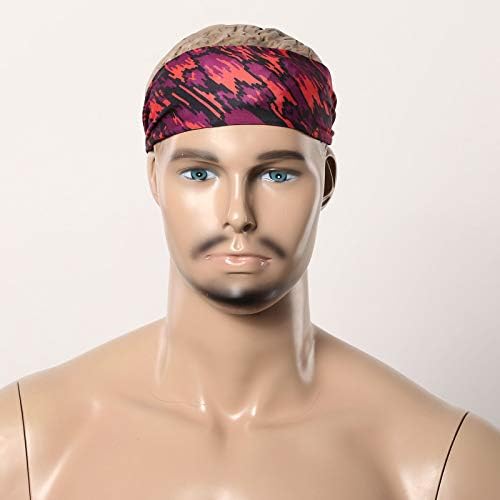 zdhoor sportska traka za glavu za muškarce žene Camo cvjetni Print Sweatband Yoga Moisture Wicking Workout