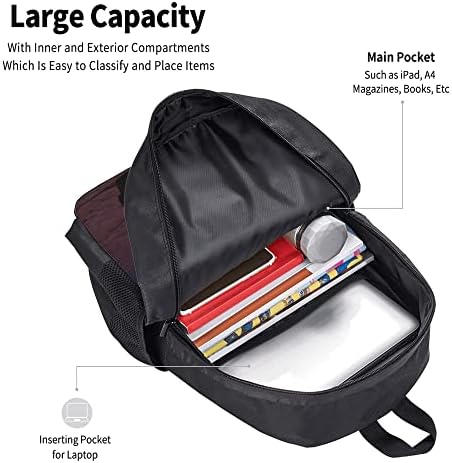 Johnny-Depp ruksak za laptop knjižice za knjige Vodootporna ruksaka Ležerna Satchel za dječaka i