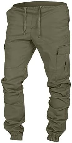 Xiaxogool Muške atletske hlače, muške modne teretne hlače Atletski joggers hlače chino pantalone Multi