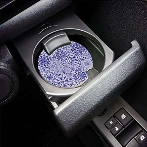 Uxzdx Tiles podmetači za automobile keramička podloga za čaše za vodu za držač flaša Coaster Car round Decoration