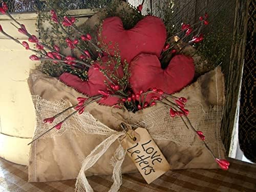 Božićni dekor Primitivni Valentini Love Pismo polica sjedenje