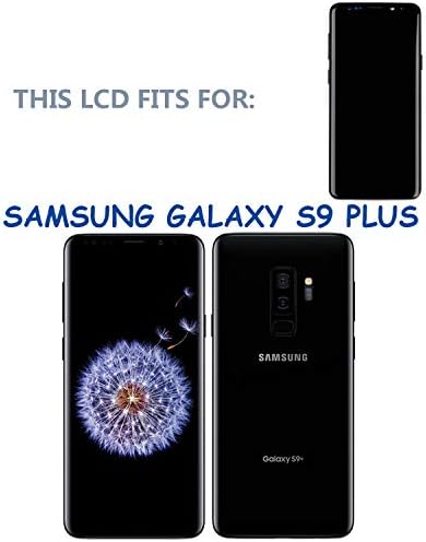 SWARK LCD ekran kompatibilan sa Samsung Galaxy S9 + Plus SM - G965 crnim LCD ekranom osetljivim na dodir