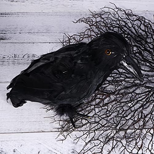 PRETYZOOM Halloween Dekoracije vanjski Crni dekor crna vrana ručno rađeni Ravens Halloween Dekoracije ptice crna