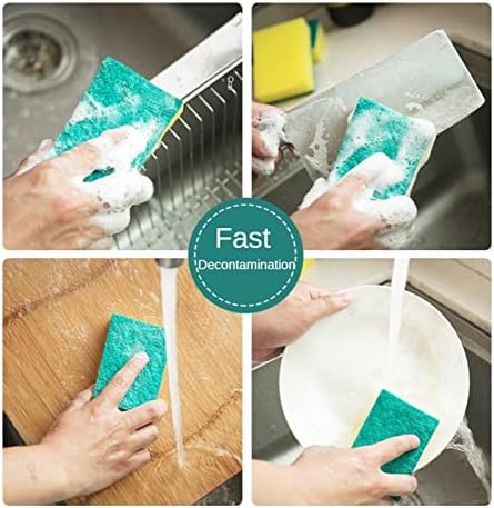 Zhyling 20pcs Spang za pranje posuđa od mop-jastuk za čišćenje čišćenja dekontaminacije posuđe kuhinjom pranje posude Sjajan alat