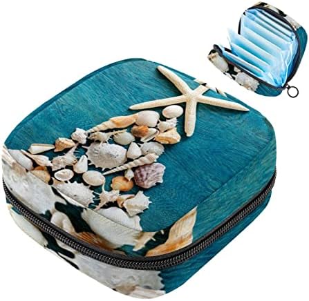 Vreće sanitarnim jastučićima, školjke za božićne drvce menstrualne šalice torbice za sestrinstvo, prve periode