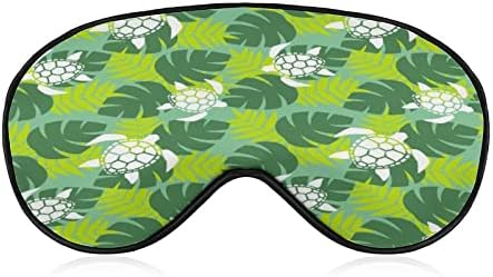 Tropska i Havajski Aloha Morska kornjača Spava za spavanje zasebne maske Slatka poklopac sjene