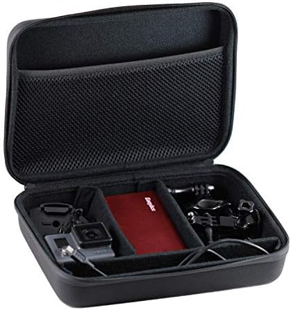 Navitech 9 u 1 akcijski dodatak za komunikaciju Combo Kit i robusno plavo kućište kompatibilno sa Mesqool 4K Ultra HD 12MP 170 ° 30 metara Vodootporna ronjenje Sport Action WiFi podvodna video kamera