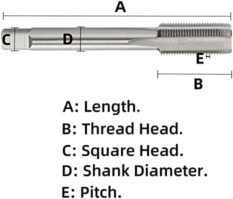 Dodirnite METRIC Thread Aceteel M47 x 1.5, HSS Machine Dodirni desnu ruku M47x1,5mm