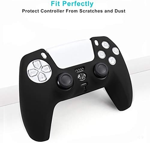 PS5 kontroler Skin, Niclogi Protuklizni Grip Silikonski zaštitni zaštitnik za Sony PlayStation 5 Dualsense
